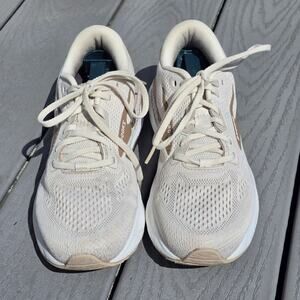 Brooks Women's Ariel GTS 24 Running Shoes Coconut/chat/port, Size 9.5